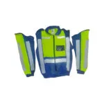 S10250_1 | Securadeal Pioneer Safety Jacket Metro Reflective Detachable Sleeve Navylime Premium Safety Ppe from Pioneer Safety