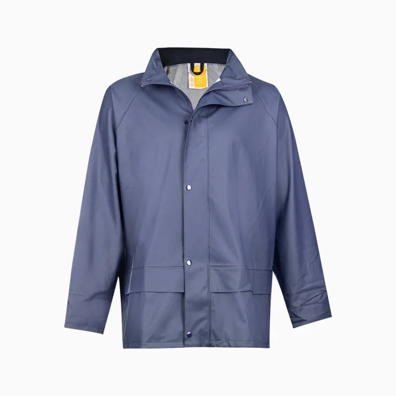 Pioneer Safety Rain Suit Pu Premium Storm Guard Navy   Premium Clothing from Pioneer Safety   Just R 497 Shop Now at Securadeal