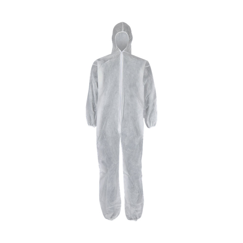 PIONEER SAFETY Overall Disposable Zip & Hood Non Woven White - Premium clothing from Pioneer Safety - Just R 42! Shop now at Securadeal