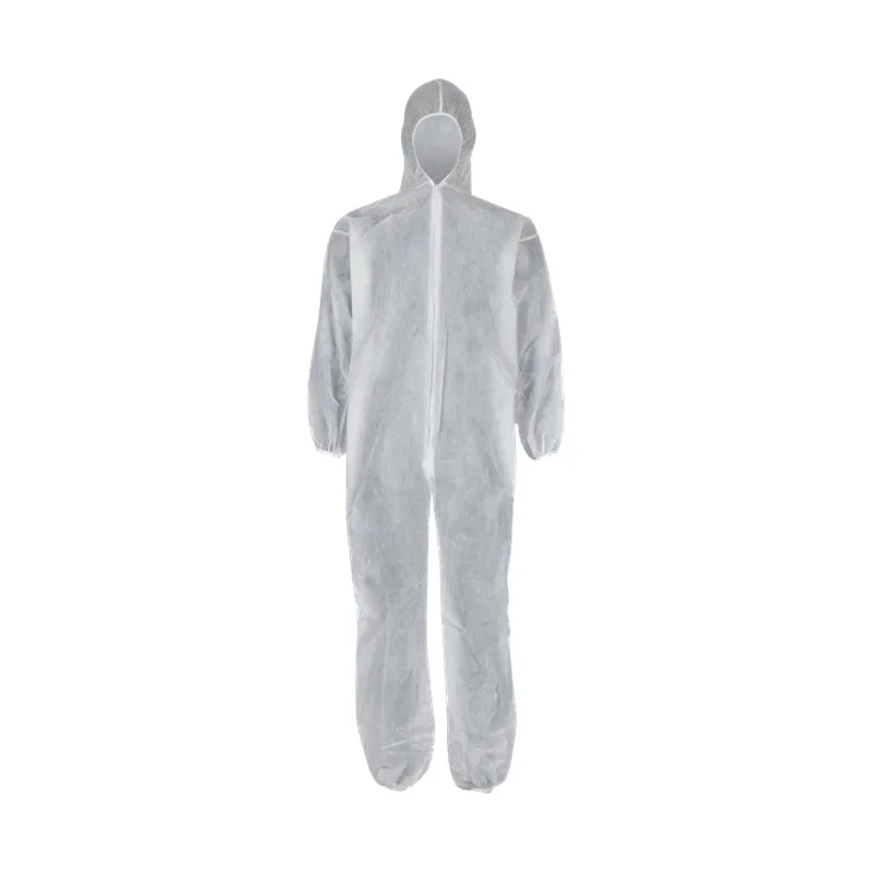 S10266 | Securadeal Pioneer Safety Overall Disposable Zip Hood Non Woven White Premium Safety Ppe from Pioneer Safety