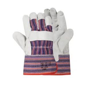 PIONEER SAFETY Candy Stripe Chrome Leather Multi Purpose Gloves G005 - Premium Gloves from Pioneer Safety - Just R 34! Shop now at Securadeal