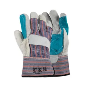 PIONEER SAFETY Candy/Green Chrome Leather Rigger Glove - Premium Gloves from Pioneer Safety - Just R 41! Shop now at Securadeal