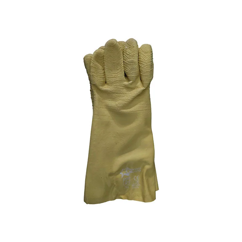 Pioneer Gloves Latex Crinkle Yellow Comarex Full Dip Gaunt Elbow 35cm   Premium Gloves from Pioneer   Just R 110 Shop Now at Securadeal