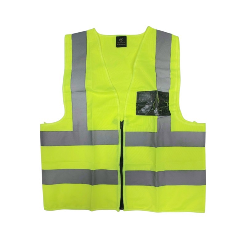 Pioneer Safety Vest Reflective Fluorescent Lime Small Zippocket   Premium Safety Ppe from Pioneer Safety