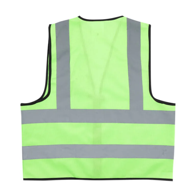 PIONEER SAFETY Vest Reflective Fluorescent Lime Large Zip/Pocket - Premium clothing from Pioneer Safety - Just R 50! Shop now at Securadeal