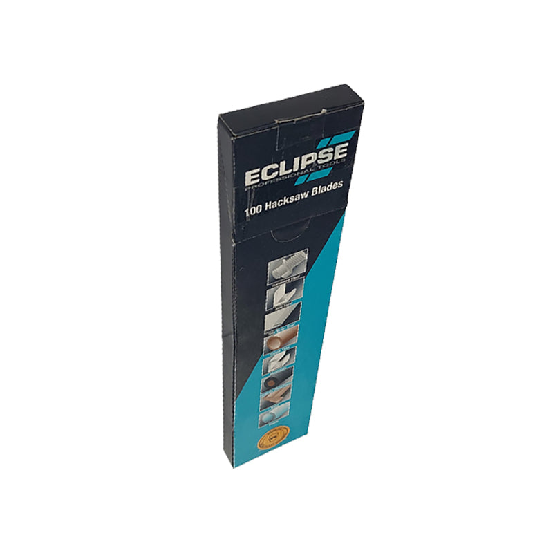 S20509-10-11a | Securadeal ECLIPSE Hacksaw Saw Blade High Speed Steel Shatterproof 18 Teeth Per Inch ( Box of 100 ) - Premium Hardware from Eclipse - Just R 2508! Shop now at Securadeal