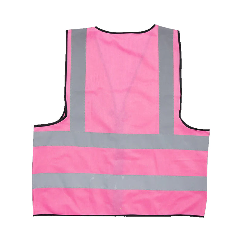 S20695back_1 | Securadeal PIONEER SAFETY Vests Reflective Zip Id Pocket Pink - Premium clothing from Pioneer Safety - Just R 81! Shop now at Securadeal