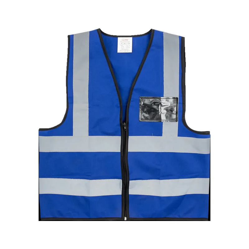Pioneer Safety Vests Reflective Zip Id Pocket Rblue   Premium Clothing from Pioneer Safety   Just R 81 Shop Now at Securadeal