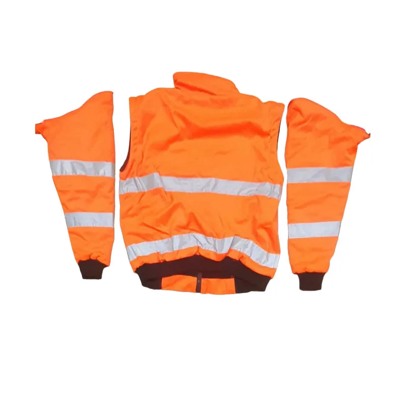 Pioneer Safety Bunny Jacket Detachable Sleeves Orange   Premium Safety Ppe from Pioneer Safety