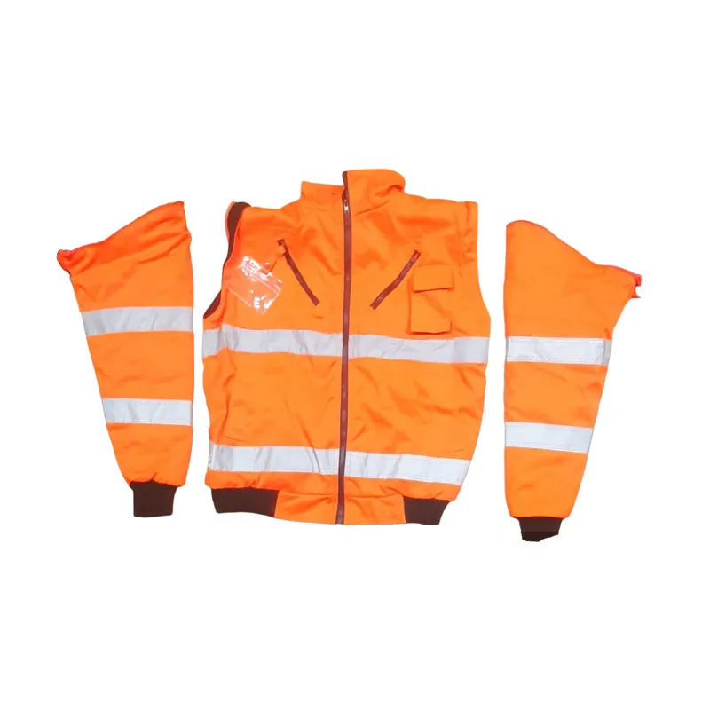 Pioneer Safety Bunny Jacket Detachable Sleeves Orange   Premium Safety Ppe from Pioneer Safety
