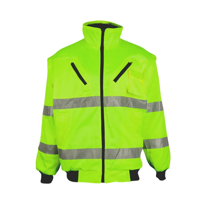 S20731-A | Securadeal Pioneer Safety Bunny Jacket Detachable Sleeves Lime Premium Clothing from Pioneer Safety Just R 781 Shop Now at Securadeal