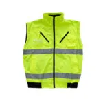 S20731-B | Securadeal Pioneer Safety Bunny Jacket Detachable Sleeves Lime Premium Safety Ppe from Pioneer Safety