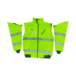 S20734 | Securadeal Pioneer Safety Bunny Jacket Detachable Sleeves Lime Premium Safety Ppe from Pioneer Safety
