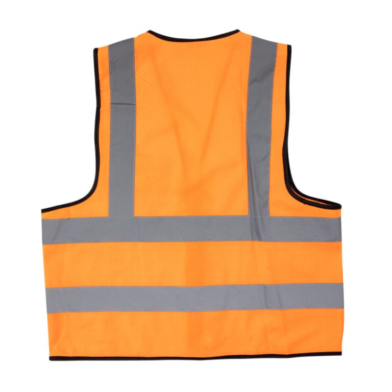 PIONEER SAFETY Vest Reflective Fluorescent Orange Zip Pocket Medium - Premium clothing from Pioneer Safety - Just R 50! Shop now at Securadeal