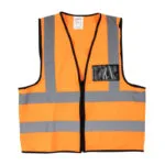 S20808 | Securadeal Pioneer Safety Vests Reflective Fluorescent Orange Zip Pocket Large Premium Safety Ppe from Pioneer Safety