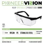 SG006ClearSpecSheet_page-0001 | Securadeal Pioneer Safety Safety Glasses Clear Anti Scratch Anti Fog Premium Safety Ppe from Pioneer Safety