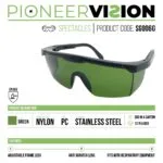 Pioneer Safety Glasses Green Anti Scratch   Premium Safety Ppe from Pioneer Safety