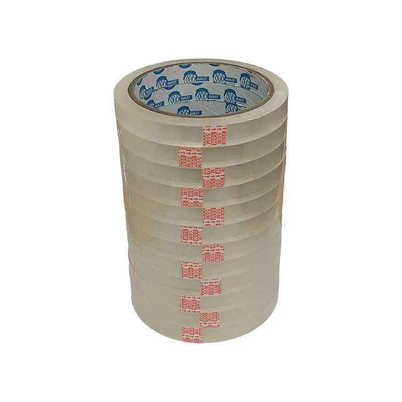 T10006 | Securadeal Avast Clear Cello Tape Office Roll 12mm X 50m Pack of 12 Premium Tape from Avast Just R 54 Shop Now at Securadeal