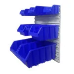 T60447-1 | Securadeal Big Jim Wall Mounted Component Box Louvre Hanger Board grey Premium Organisers from Big Jim
