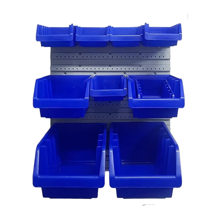 BIG JIM Wall Mounted Component Box Louvre Hanger Board (Grey) - Premium Hardware from Big Jim - Just R 111! Shop now at Securadeal