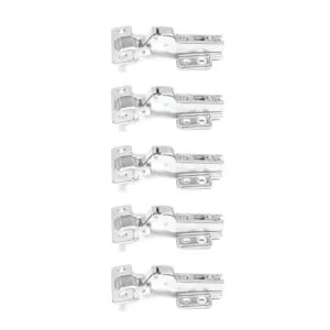 ROCO 110 Degree 4 Hole Base Plate Cupboard Hinge 9mm ( 5 Pack ) - Premium Hardware from ROCO - Just R 28! Shop now at Securadeal