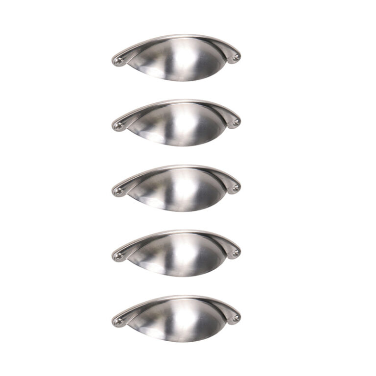 ROCO Cupboard Buttercup Handle Satin Chrome 64mm ( 5 Pack ) - Premium Hardware from ROCO - Just R 190! Shop now at Securadeal