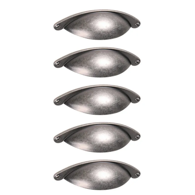 ROCO Cupboard Buttercup Handle Oxidised Tin 64mm ( 5 Pack ) - Premium Hardware from ROCO - Just R 190! Shop now at Securadeal