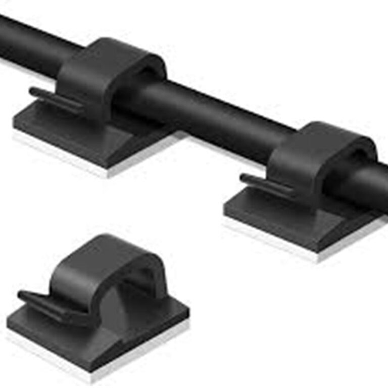 RUWAG Mount Pad Cable Clamp Black 9.5mm x 18.5mm  ( Pack of 10 ) - Premium Hardware from Ruwag - Just R 17! Shop now at Securadeal