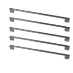 Roco Neptune Aluminium Cupboard Handle Dark Grey 256mm  5 Pack    Premium Hardware from Roco   Just R 223 Shop Now at Securadeal