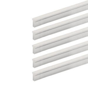 ROCO T Strip Cupboard Handle Brushed Nickel 1100mm ( 5 Pack ) - Premium Hardware from ROCO - Just R 1000! Shop now at Securadeal