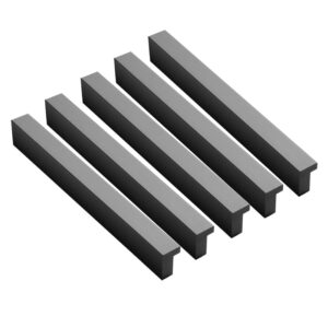 ROCO Cupboard And Drawer Handle Any Fix Matt Black 350mm Screws Included ( 5 Pack ) - Premium Hardware from ROCO - Just R 500! Shop now at Securadeal
