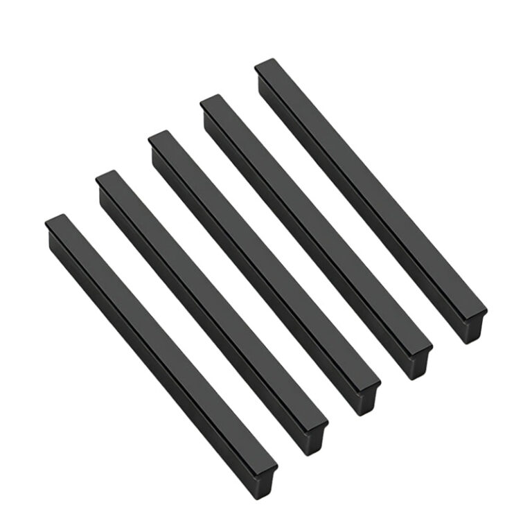 ROCO T Strip Cupboard Handle Brushed Matt Black 600mm ( 5 Pack ) - Premium Hardware from ROCO - Just R 523! Shop now at Securadeal