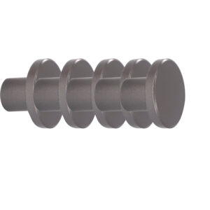 ROCO Flat Button Drawer Knob Dark Grey 30mm ( 5 Pack ) - Premium Hardware from ROCO - Just R 185! Shop now at Securadeal