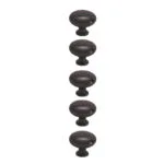Untitled-1_50f2974b-0b34-4e31-bfb2-985f6e7d3af8 | Securadeal Roco Small Base Drawer Knob Matt Black 32mm 5 Pack Premium Drawer Knobs from Roco