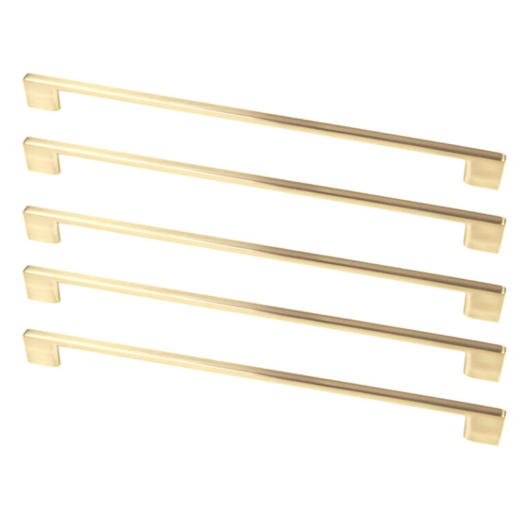 ROCO Neptune Aluminium Cupboard Handle Brushed Brass 96mm ( 5 Pack ) - Premium Hardware from ROCO - Just R 117! Shop now at Securadeal