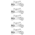 Untitled-1_87de1c13-f110-40f2-a8cd-9ef3665d3e6c | Securadeal Roco 180 Degree 4 Hole Base Plated Cupboard Hinge 5 Pack Premium Home Accessories from Roco