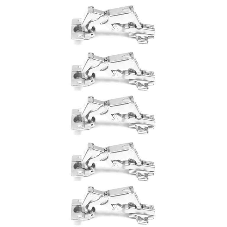 ROCO 180 Degree 4 Hole Base Plated Cupboard Hinge ( 5 Pack ) - Premium Hardware from ROCO - Just R 170! Shop now at Securadeal