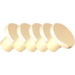 Untitled-1_9328ad30-35fc-4072-819f-313203a55364 | Securadeal Roco Flat Button Drawer Knob Brushed Brass 30mm 5 Pack Premium Drawer Knobs from Roco