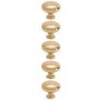 Untitled-1_9bd37a40-9c87-4ba3-997f-daa0db285b6a | Securadeal Roco Small Base Drawer Knob Brass Plated 32mm 5 Pack Premium Drawer Knobs from Roco
