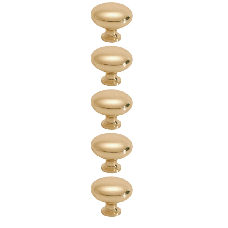 ROCO Small Base Drawer Knob Brass Plated 32mm ( 5 Pack ) - Premium Hardware from ROCO - Just R 123! Shop now at Securadeal