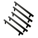 Roco Cupboard Handle Bar Hollow Black 192mm X 12mm  5 Pack    Premium Handles from Roco