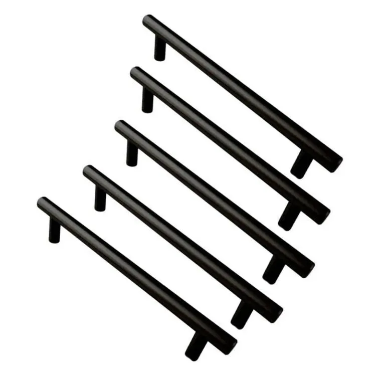 ROCO Cupboard Handle Bar Hollow Black 192mm x 12mm ( 5 Pack ) - Premium Hardware from ROCO - Just R 68! Shop now at Securadeal