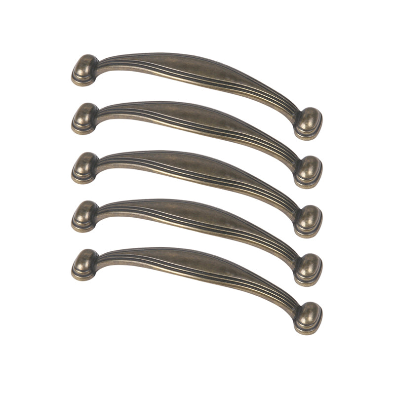 ROCO Victoria Antique Cupboard Handle Brass 96mm ( 5 Pack ) - Premium Hardware from ROCO - Just R 98! Shop now at Securadeal