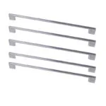 Untitled-1_aa520303-16dd-41fa-bb4e-c600bd60588b | Securadeal Roco Neptune Aluminium Cupboard Handle Brushed Nickel 256mm 5 Pack Premium Handles from Roco