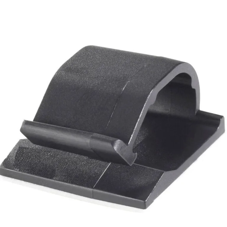 RUWAG Mount Pad Cable Clamp Black 9.5mm x 18.5mm ( Pack of 10 ) - Premium Hardware from Ruwag - Just R 17! Shop now at Securadeal