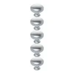 Untitled-1_ad72c881-829a-4341-82ff-69a376ba6901 | Securadeal Roco Small Base Drawer Knob Matt Chrome 32mm 5 Pack Premium Drawer Knobs from Roco