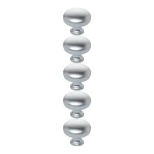 ROCO Small Base Drawer Knob Matt Chrome 32mm ( 5 Pack ) - Premium Hardware from ROCO - Just R 123! Shop now at Securadeal