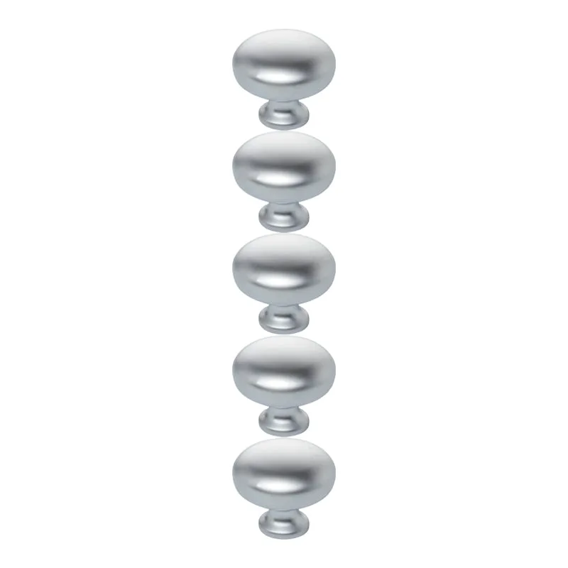 Untitled-1_ad72c881-829a-4341-82ff-69a376ba6901 | Securadeal Roco Small Base Drawer Knob Matt Chrome 32mm 5 Pack Premium Drawer Knobs from Roco