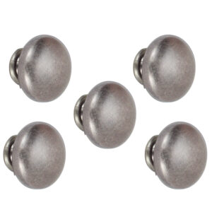 ROCO Lite Mushroom Drawer Knob Pewter 30mm ( 5 Pack ) - Premium Hardware from ROCO - Just R 100! Shop now at Securadeal