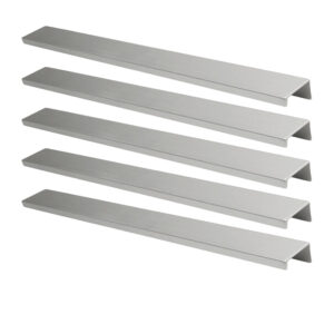 ROCO Cupboard Handle Cover Matt Silver 192mm x 32mm ( 5 Pack ) - Premium Hardware from ROCO - Just R 158! Shop now at Securadeal